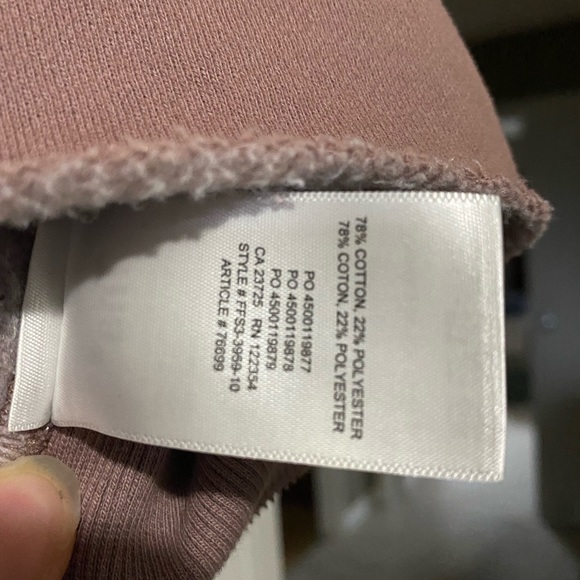 Tna cozy fleece cropped hoodie - Picture 6 of 8